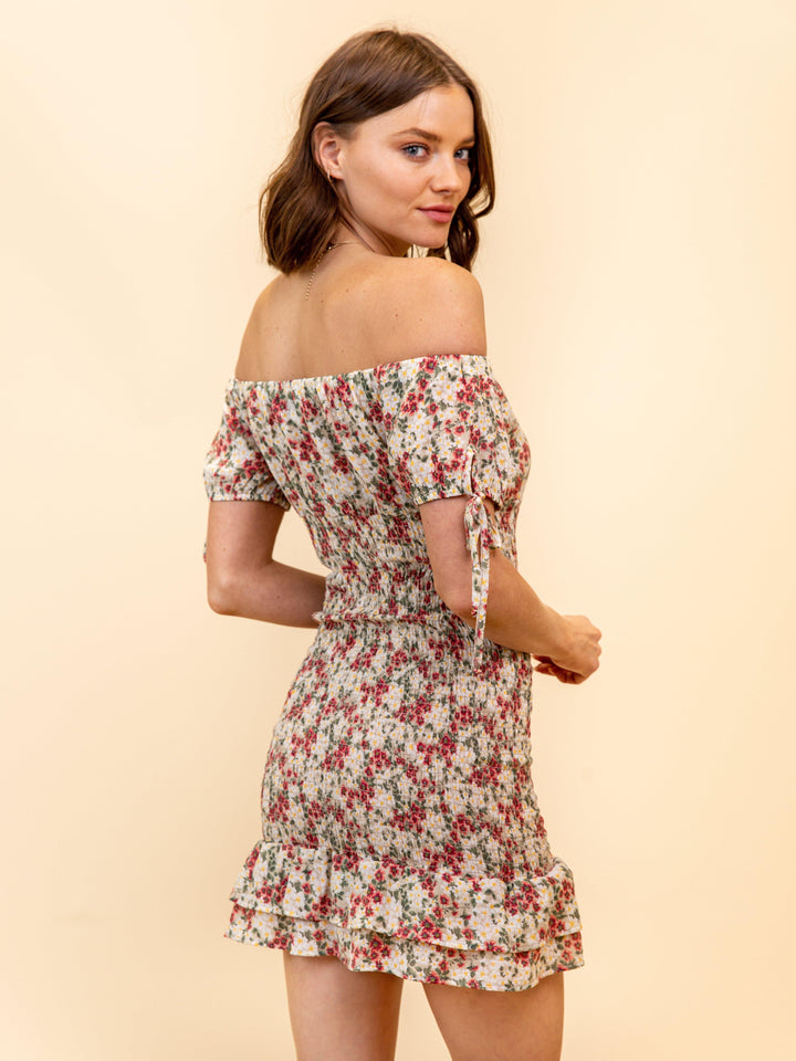 WOMEN'S FLORAL MINI DRESS