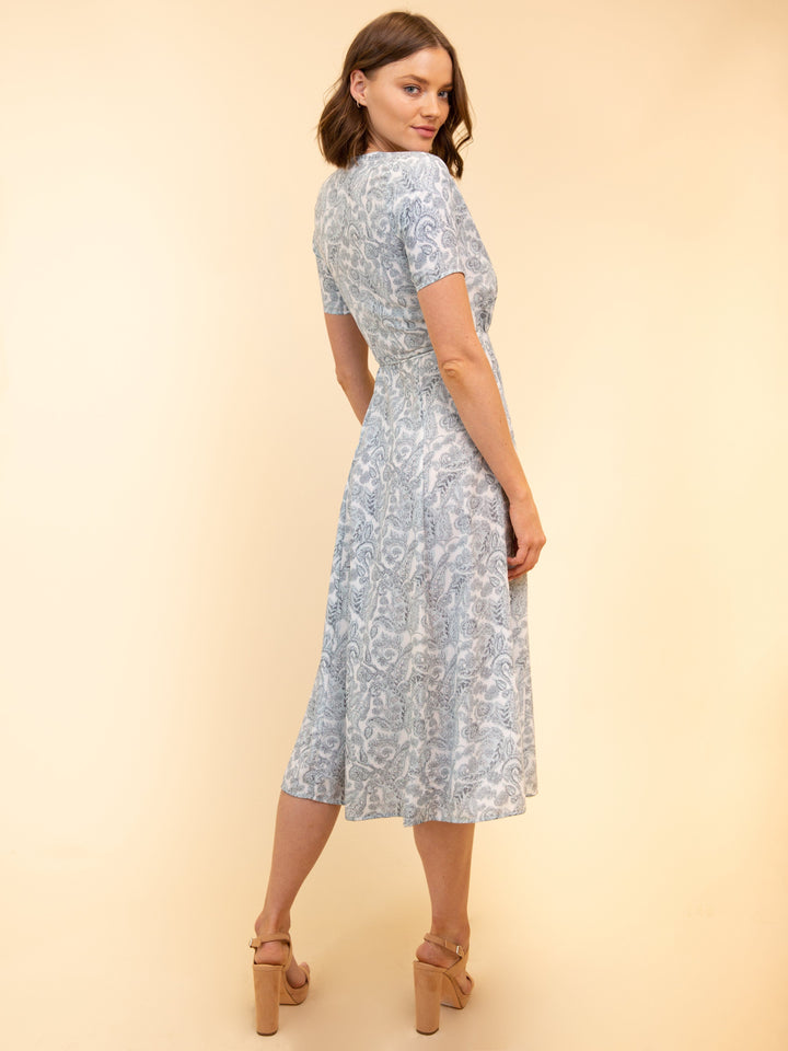 WOMEN'S WRAP FLORAL DRESS