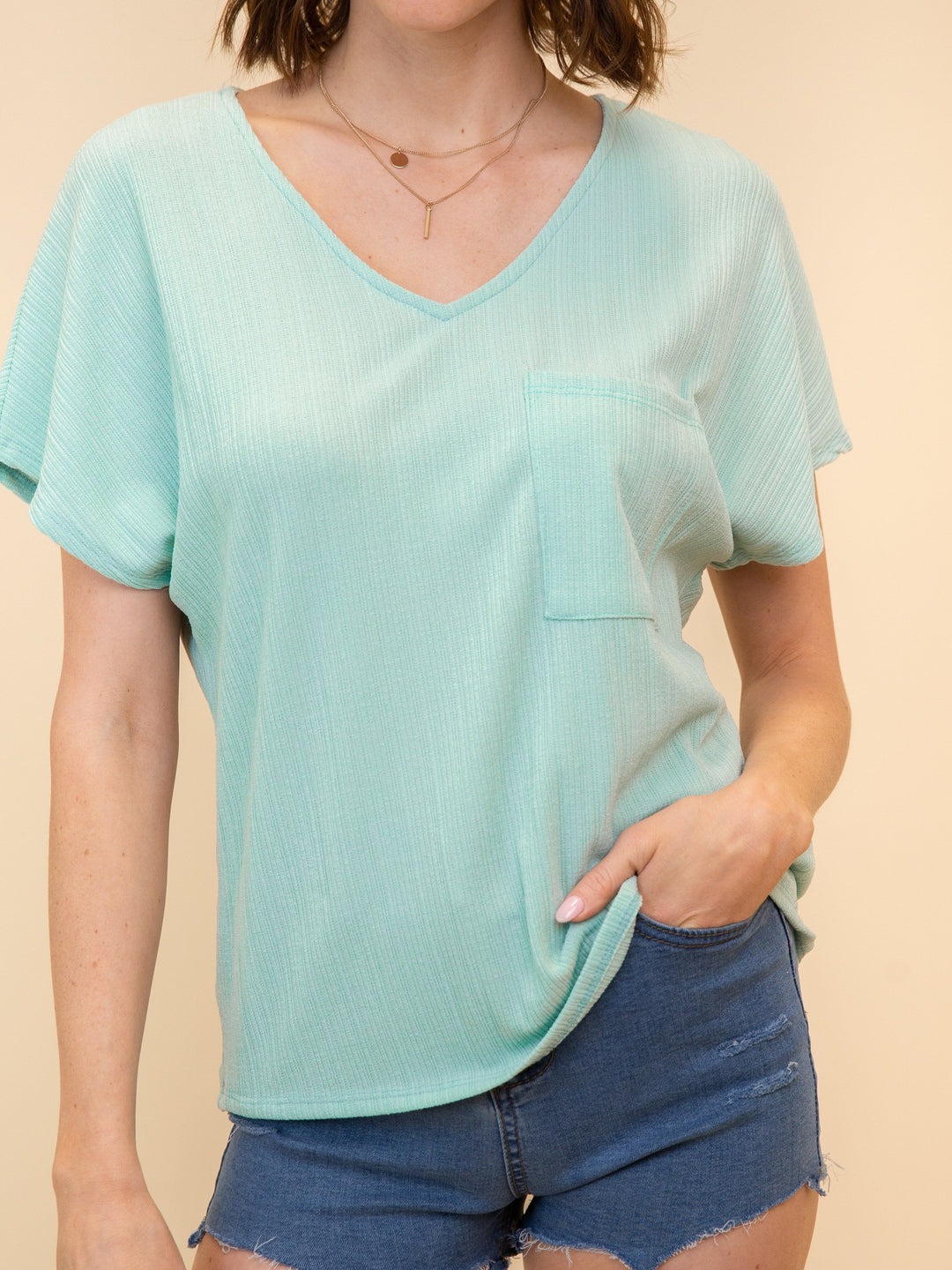 WOMEN'S ONE POCKET TOP