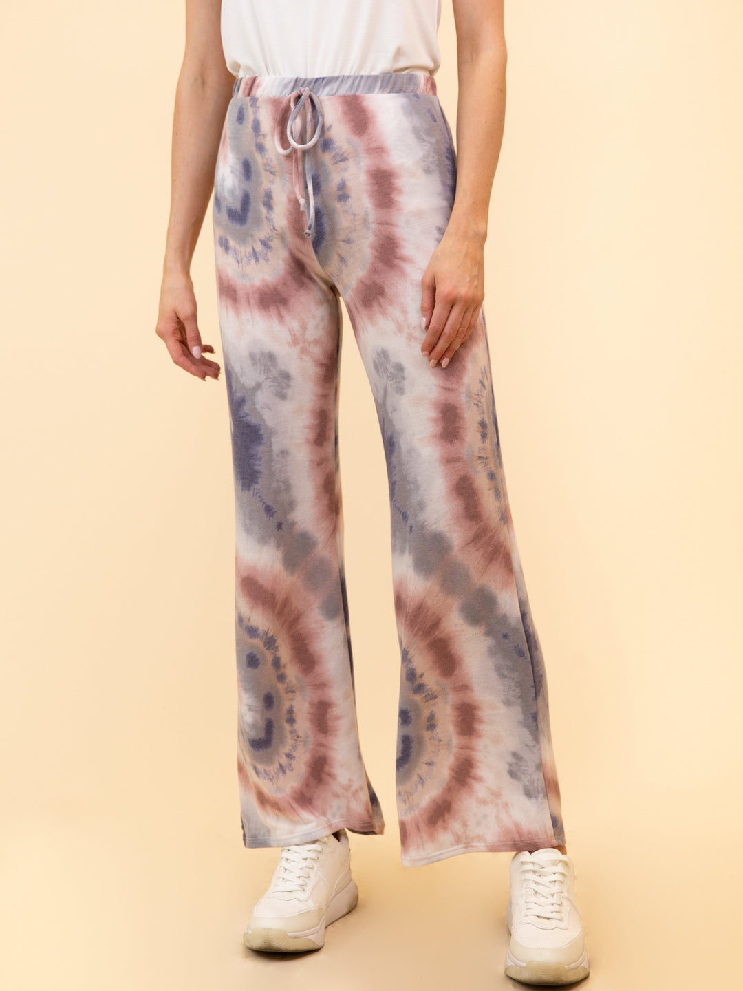 WOMEN'S TIE DYE LOUNGE BELL BOTTOM PANT