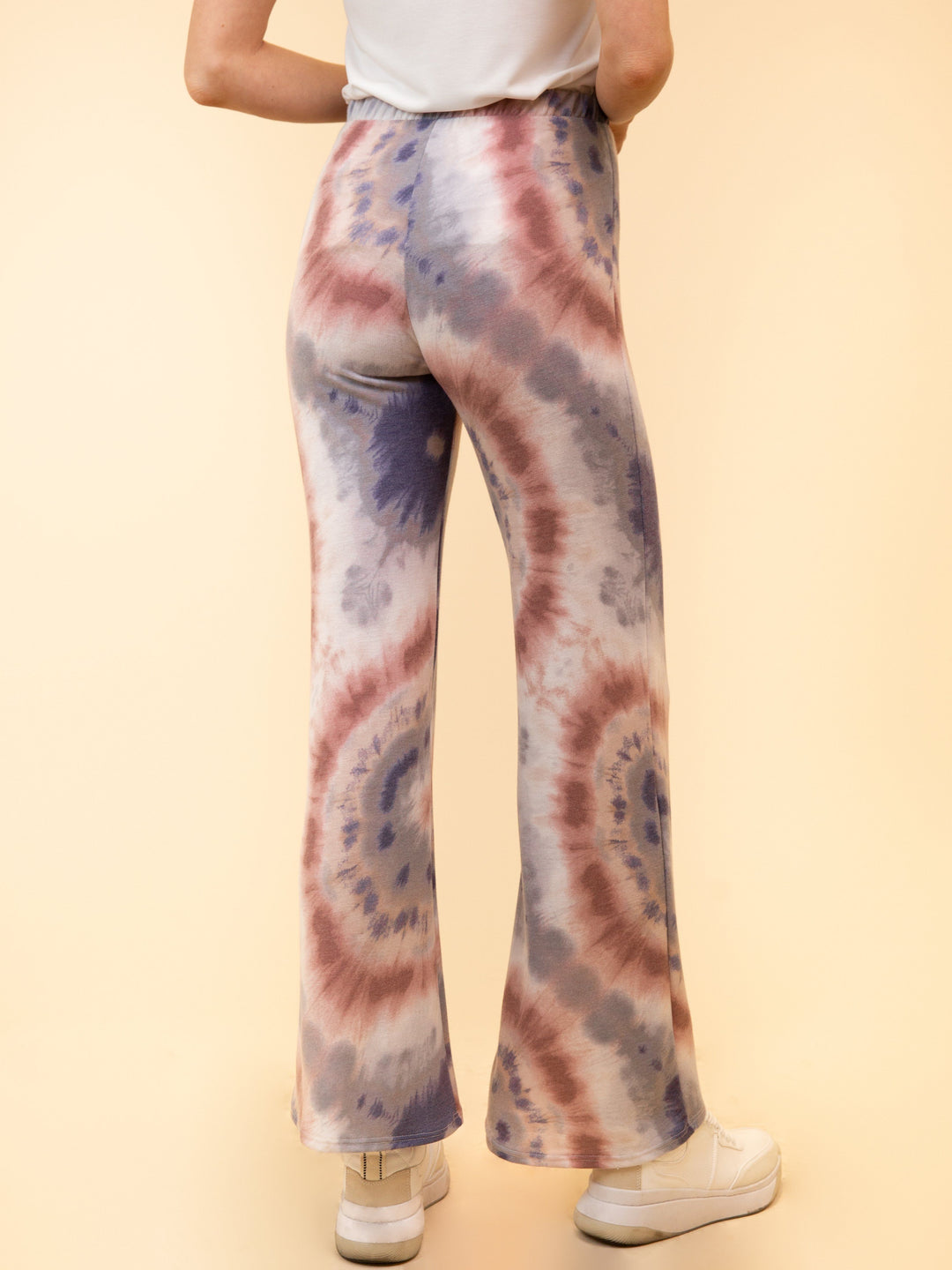 WOMEN'S TIE DYE LOUNGE BELL BOTTOM PANT