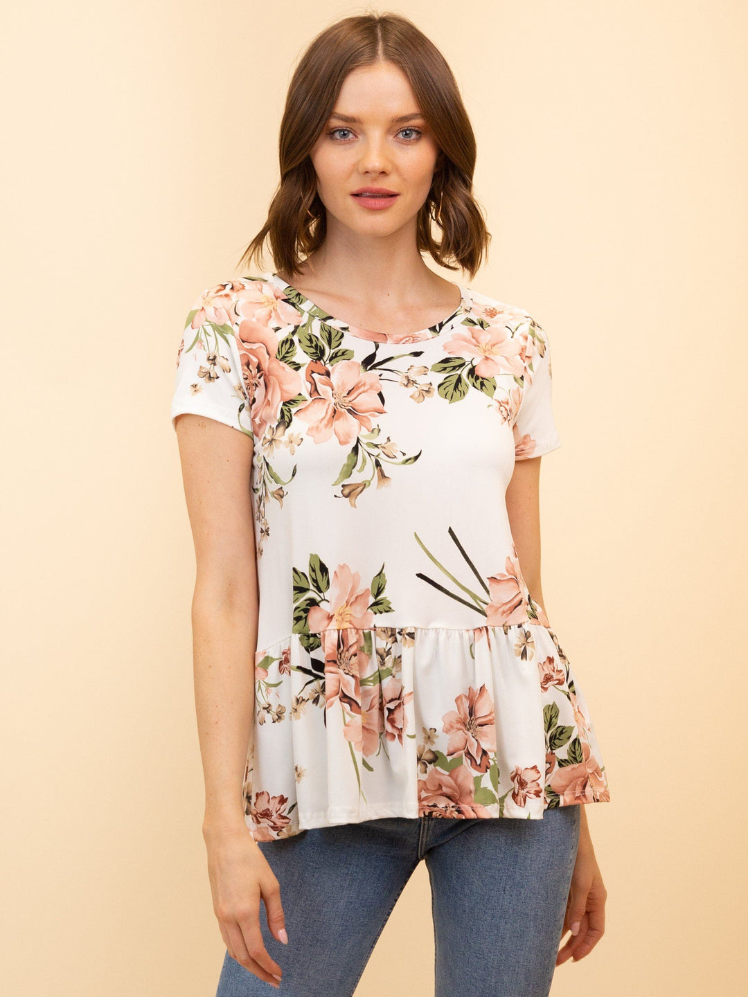 WOMEN'S FLORAL TOP