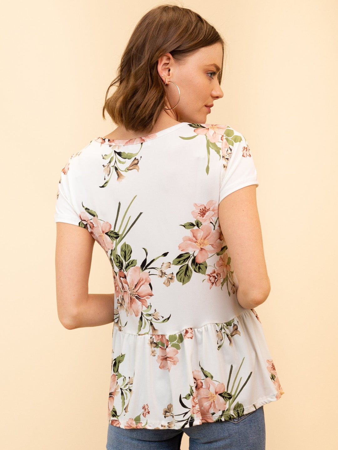 WOMEN'S FLORAL TOP