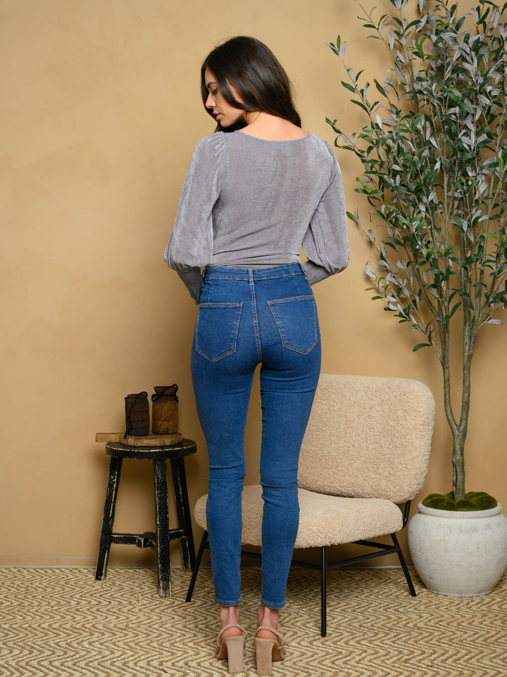 WOMEN'S LONG SLEEVE SLINKY BODYSUIT