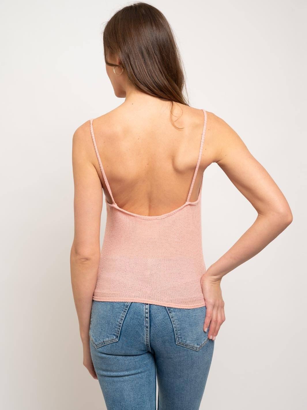 WOMEN'S BUTTON UP TANK TOP