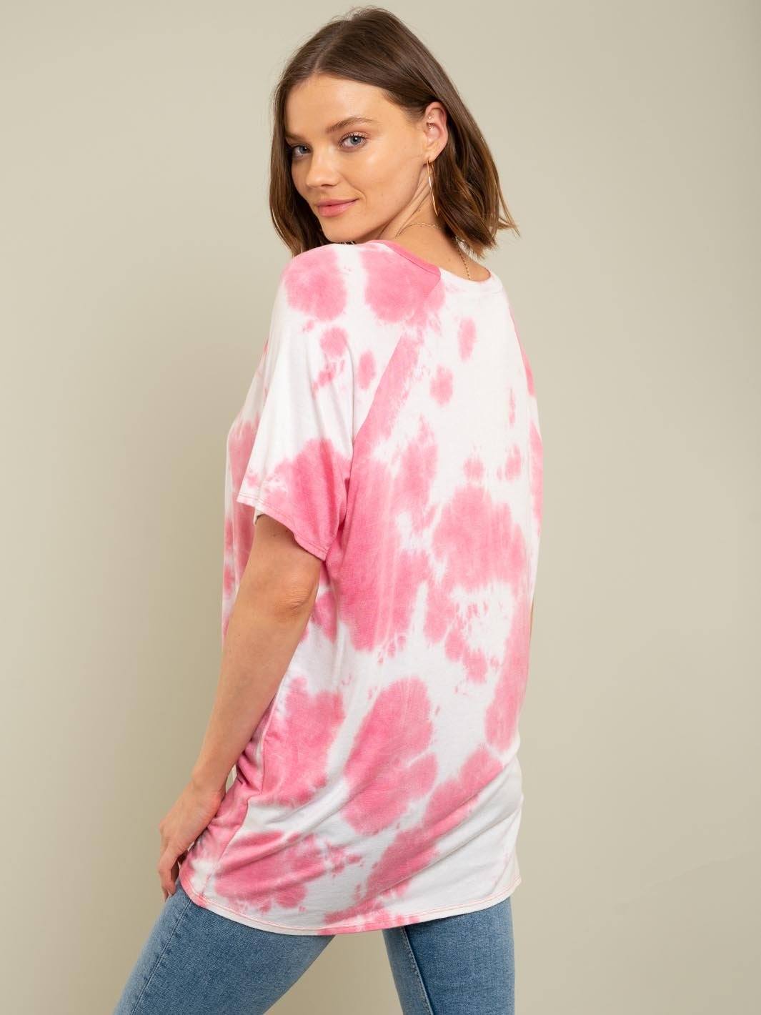 WOMEN'S TIE DYE TUNIC TOP