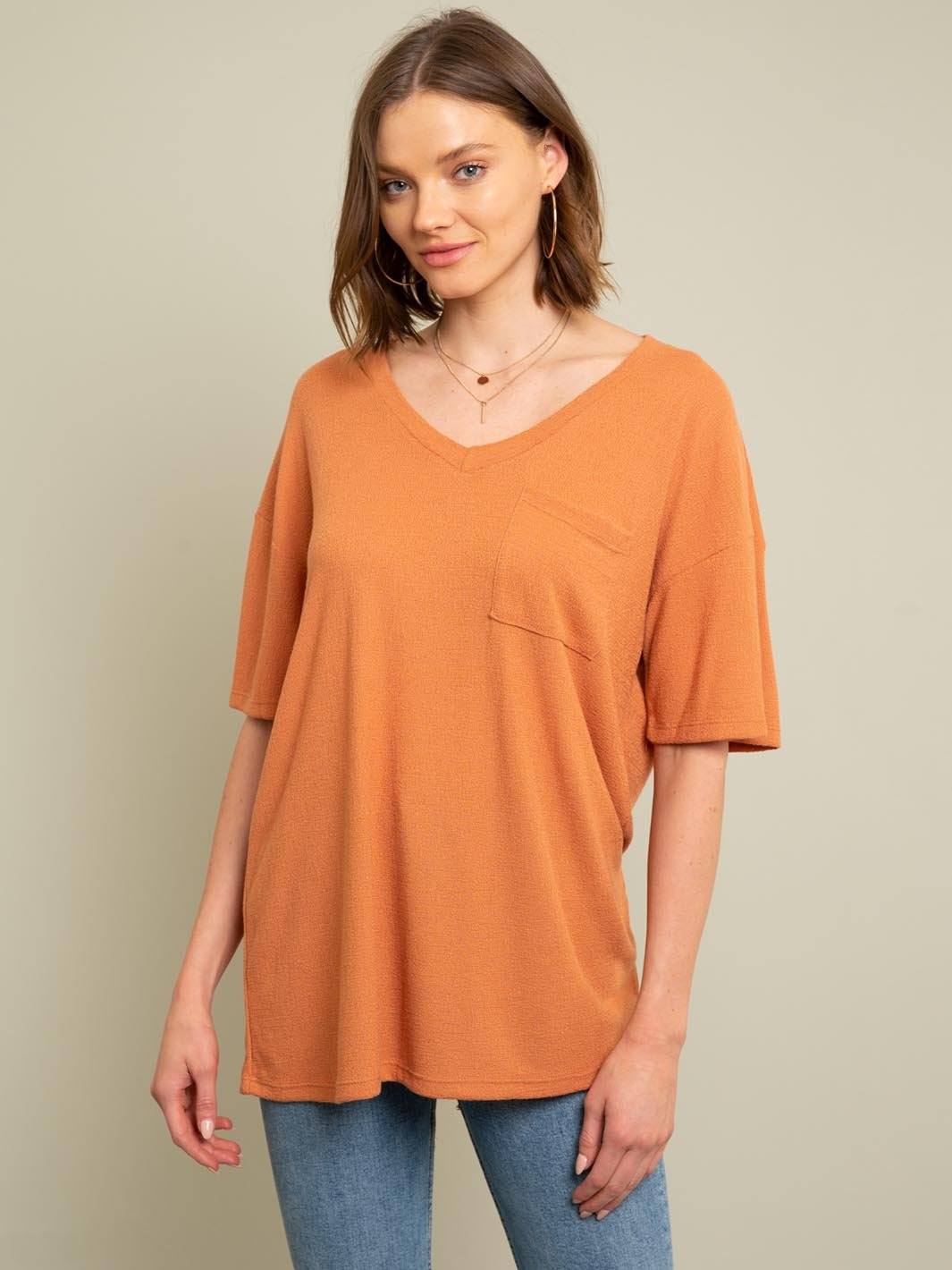 WOMEN'S ONE POCKET TUNIC TOP