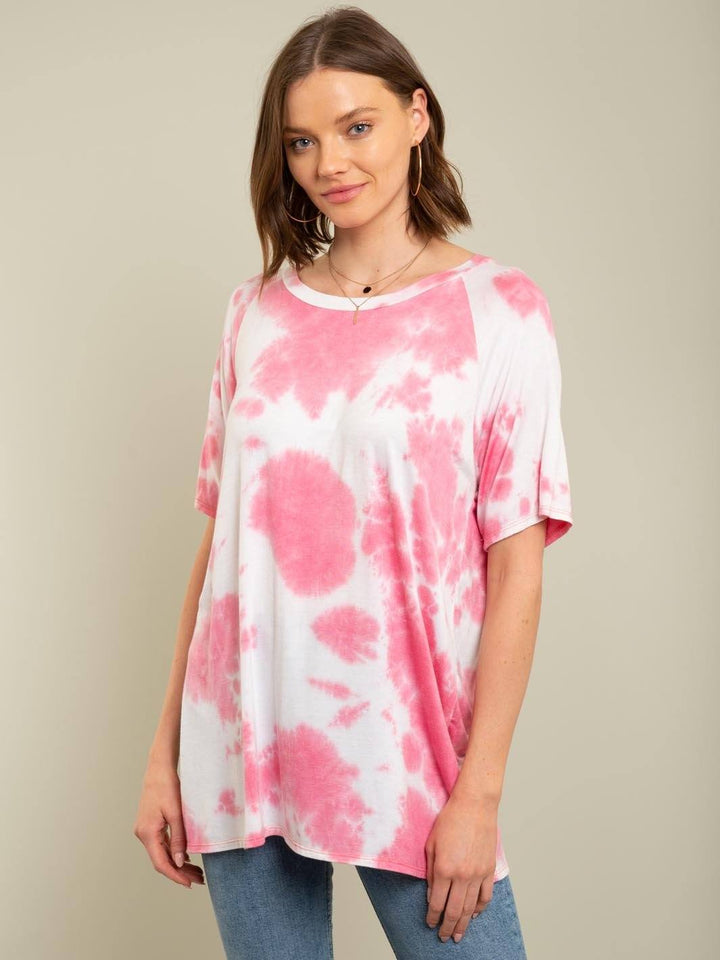 WOMEN'S TIE DYE TUNIC TOP
