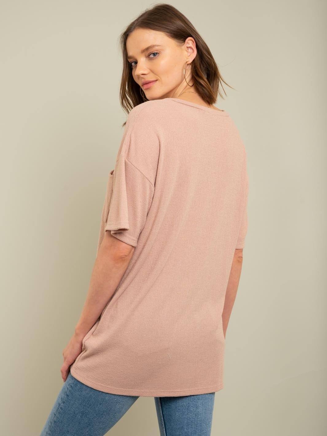 WOMEN'S ONE POCKET TUNIC TOP