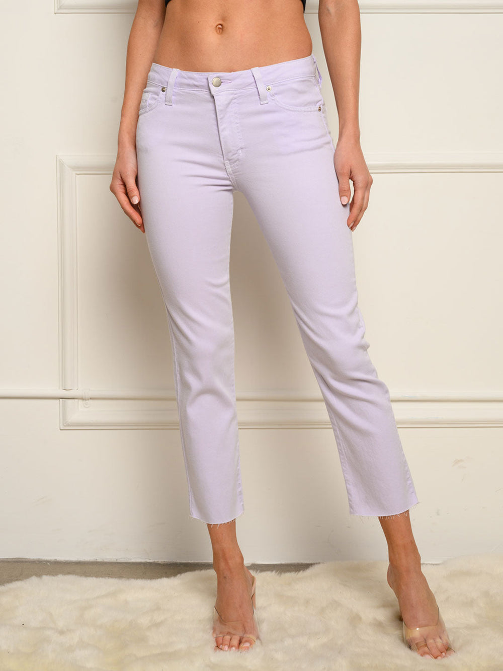 WOMEN'S SCISSOR CUT CROP PANTS