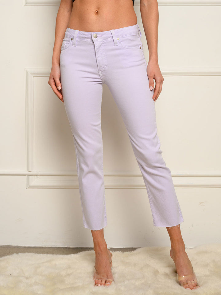 WOMEN'S SCISSOR CUT CROP PANTS