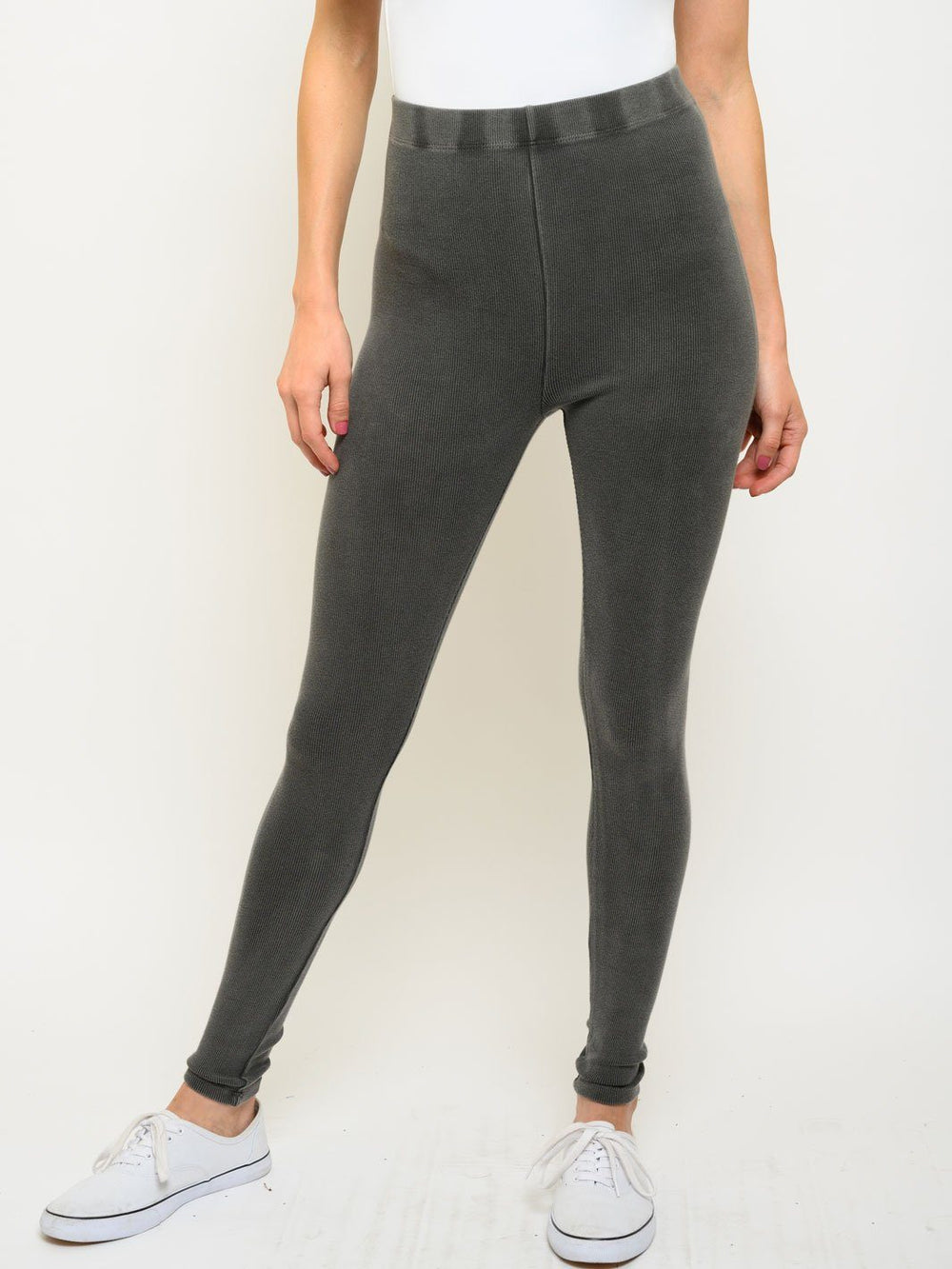 WOMEN'S SOLID DYED LEGGINGS