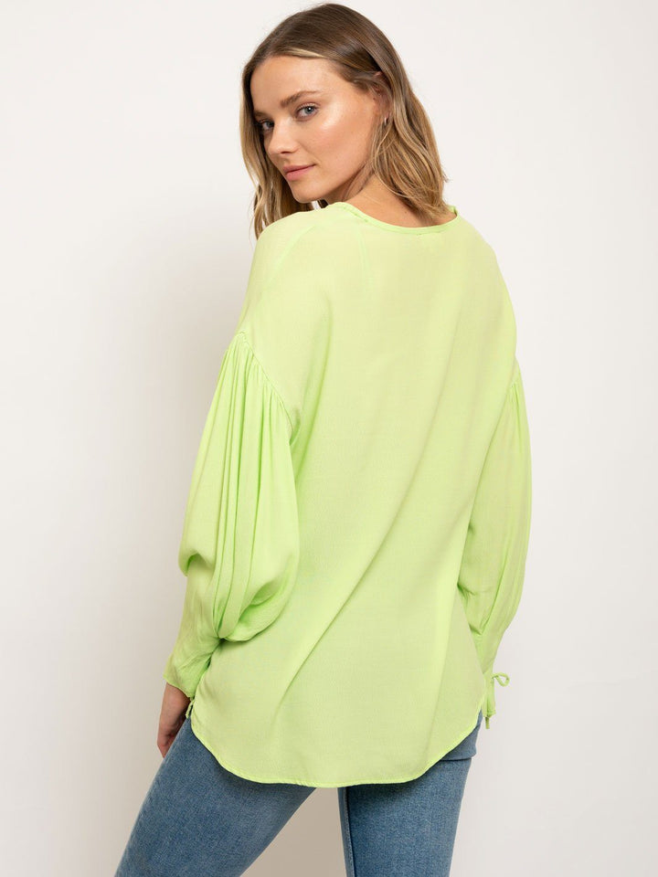 WOMEN'S PUFF LONG SLEEVE TOP
