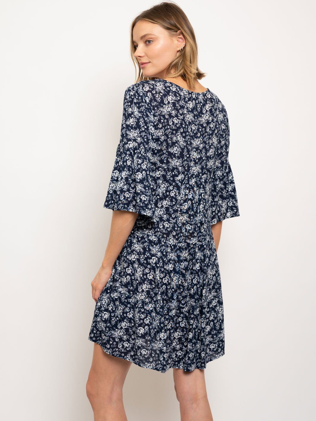 WOMEN'S FLORAL MIDI DRESS