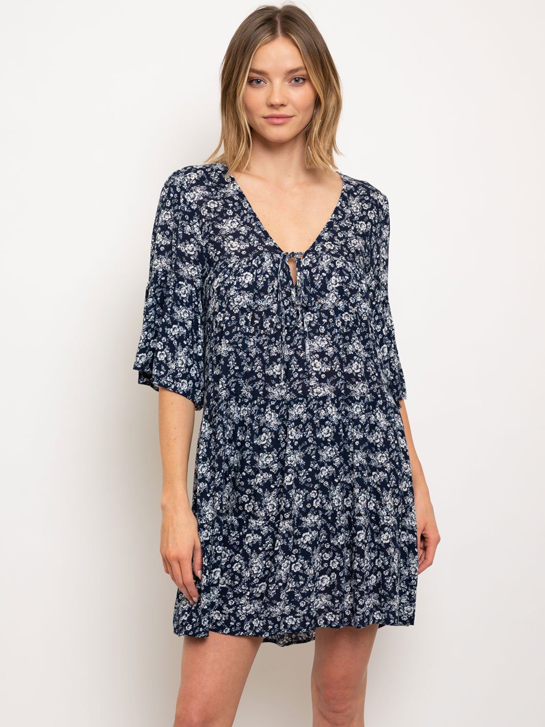 WOMEN'S FLORAL MIDI DRESS