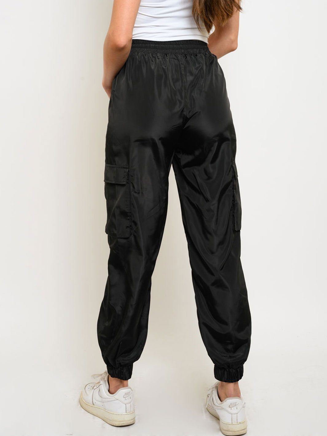 WOMEN'S STRIPE POCKETS PANTS