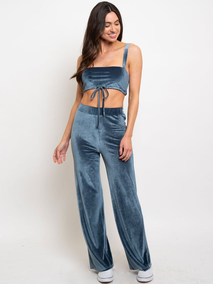 WOMEN'S 2PC. CROP TOP SET