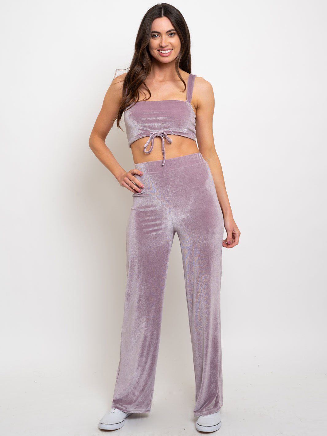 WOMEN'S 2PC. CROP TOP SET