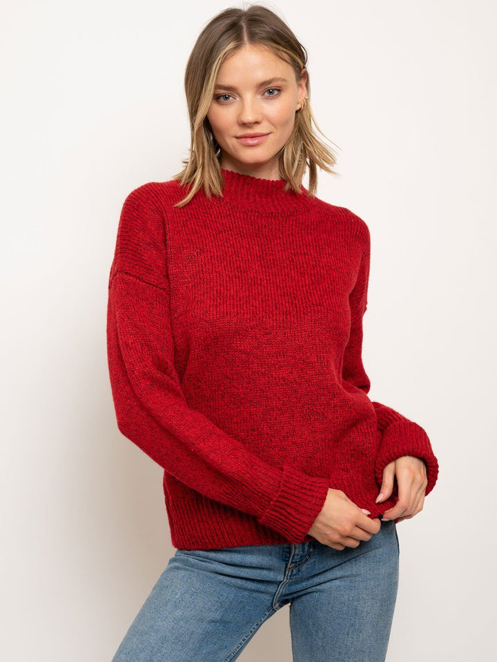 WOMEN'S RED SWEATER