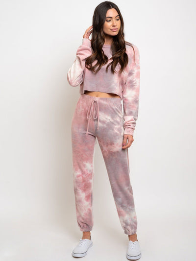 WOMEN'S 2PC. TIE DYE SET
