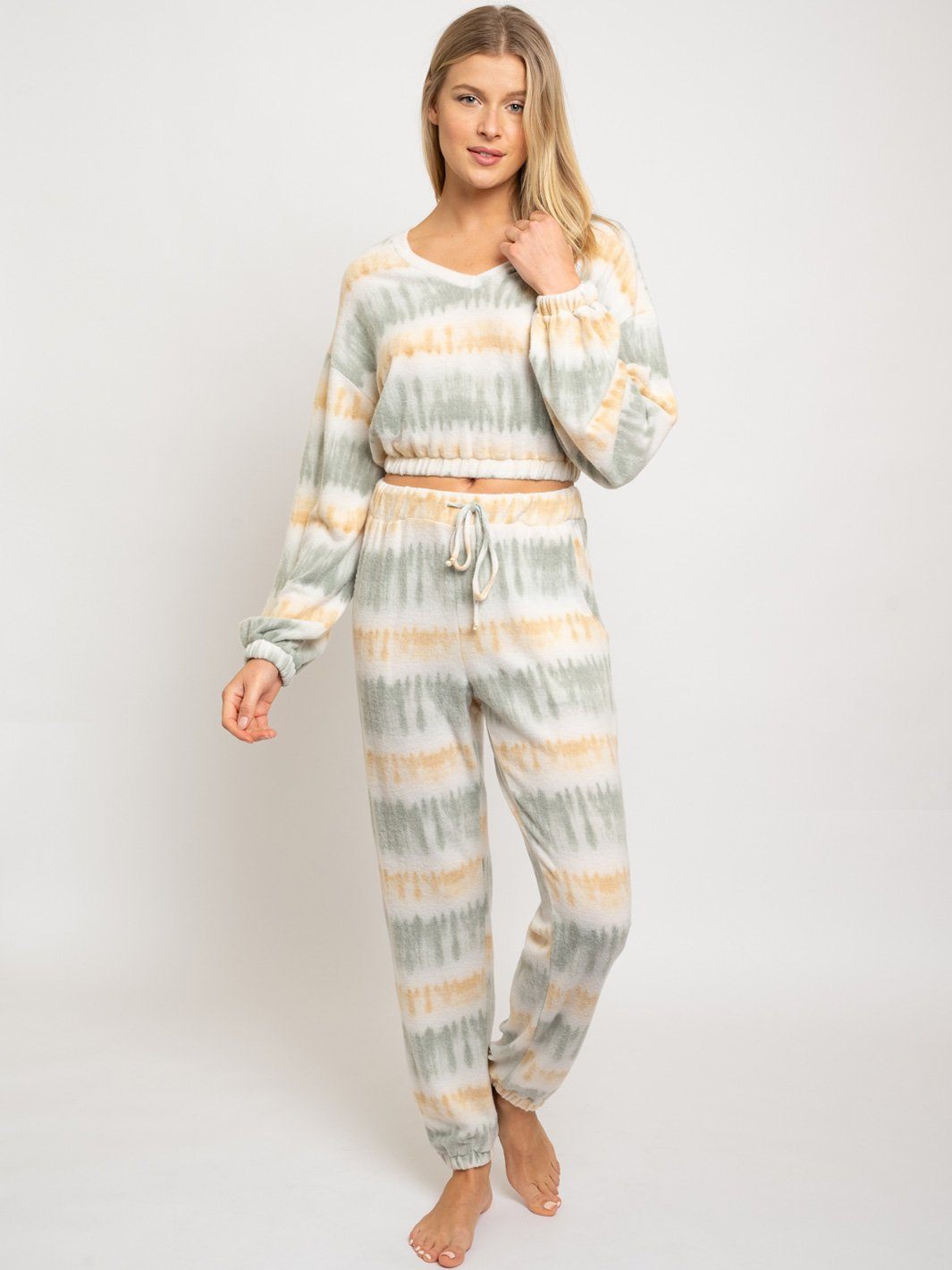 WOMEN'S 2PC. LOUNGE WEAR TIE DYE SET