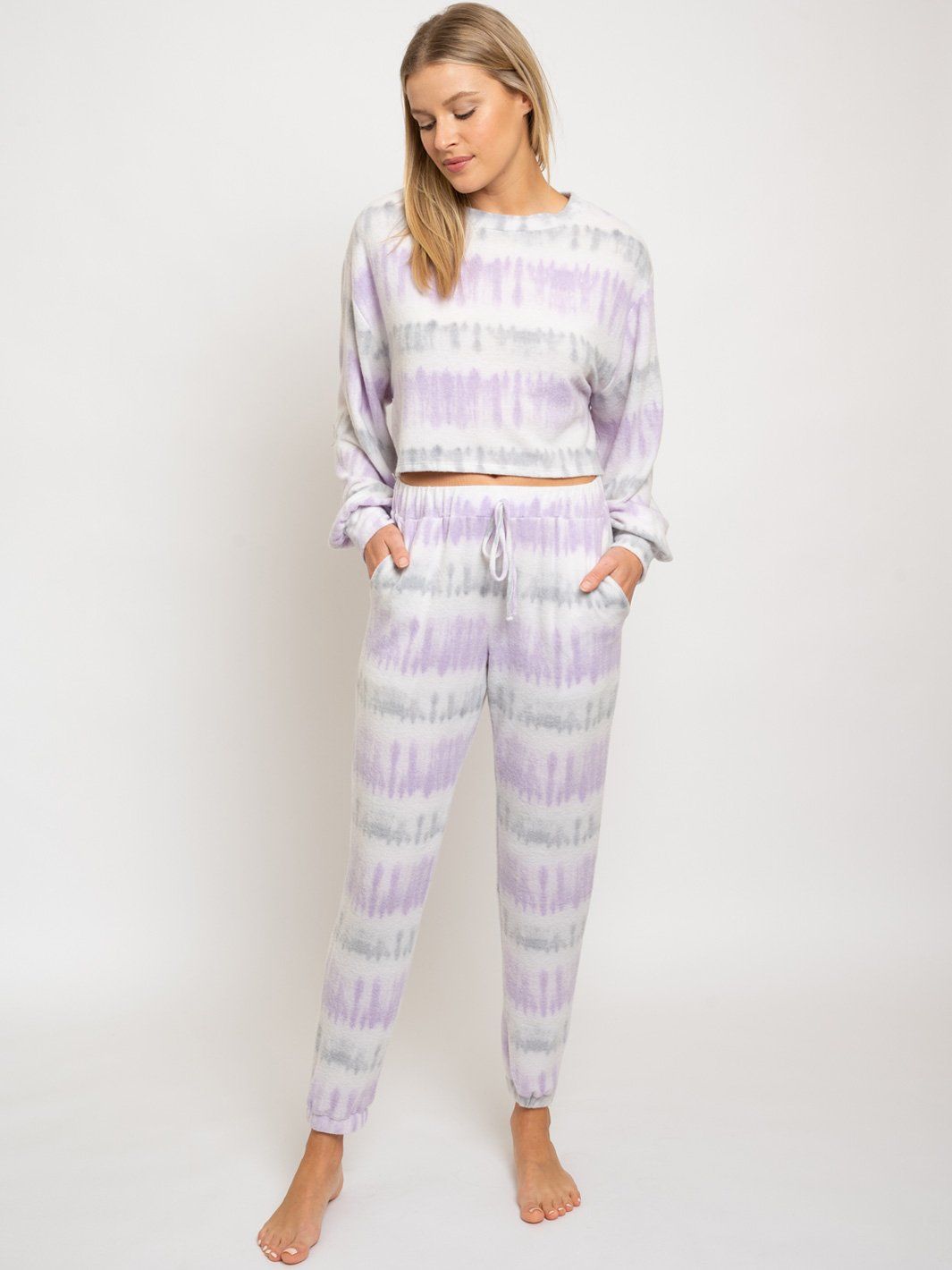 WOMEN'S 2PC. LOUNGE WEAR TIE DYE SET