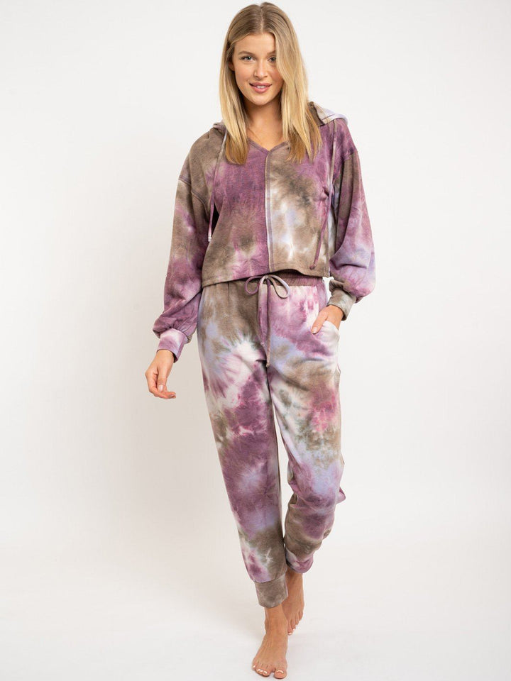 WOMEN'S 2PC. LOUNGE WEAR TIE DYE SET