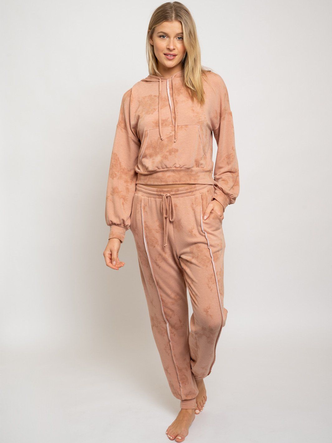 WOMEN'S 2PC. LOUNGE WEAR TIE DYE SET