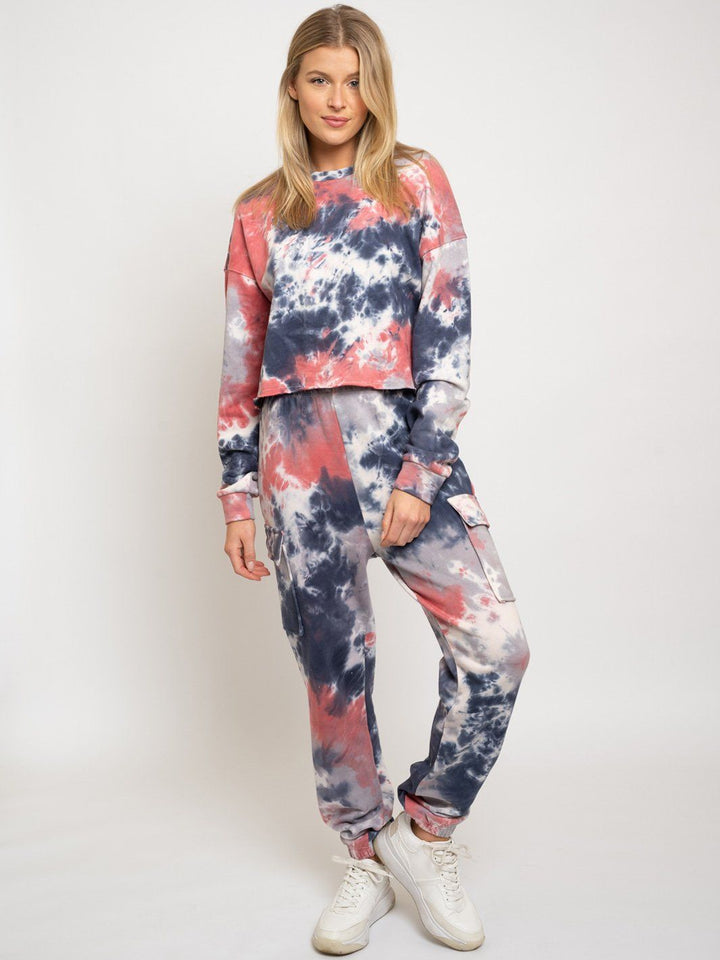 WOMEN'S 2PC. LOUNGE WEAR TIE DYE SET