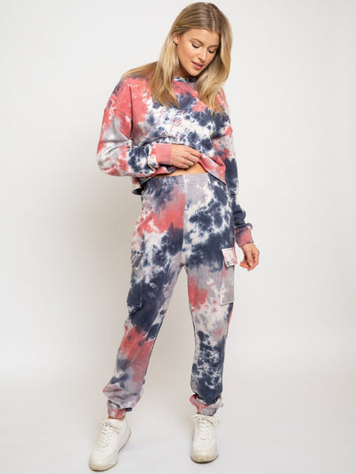 WOMEN'S LOUNGE WEAR TIE DYE PANTS