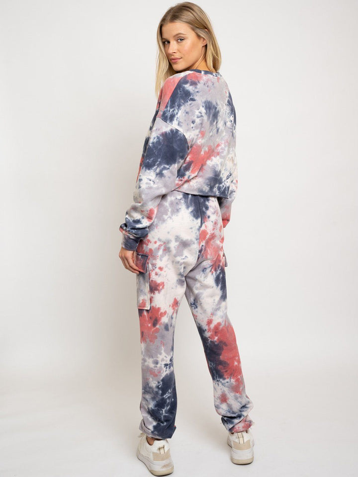 WOMEN'S 2PC. LOUNGE WEAR TIE DYE SET