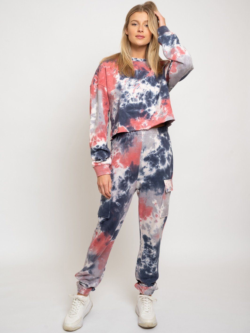 WOMEN'S 2PC. LOUNGE WEAR TIE DYE SET
