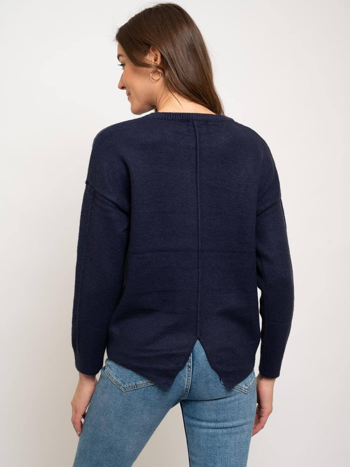 WOMEN'S PEARL DETAIL SWEATER