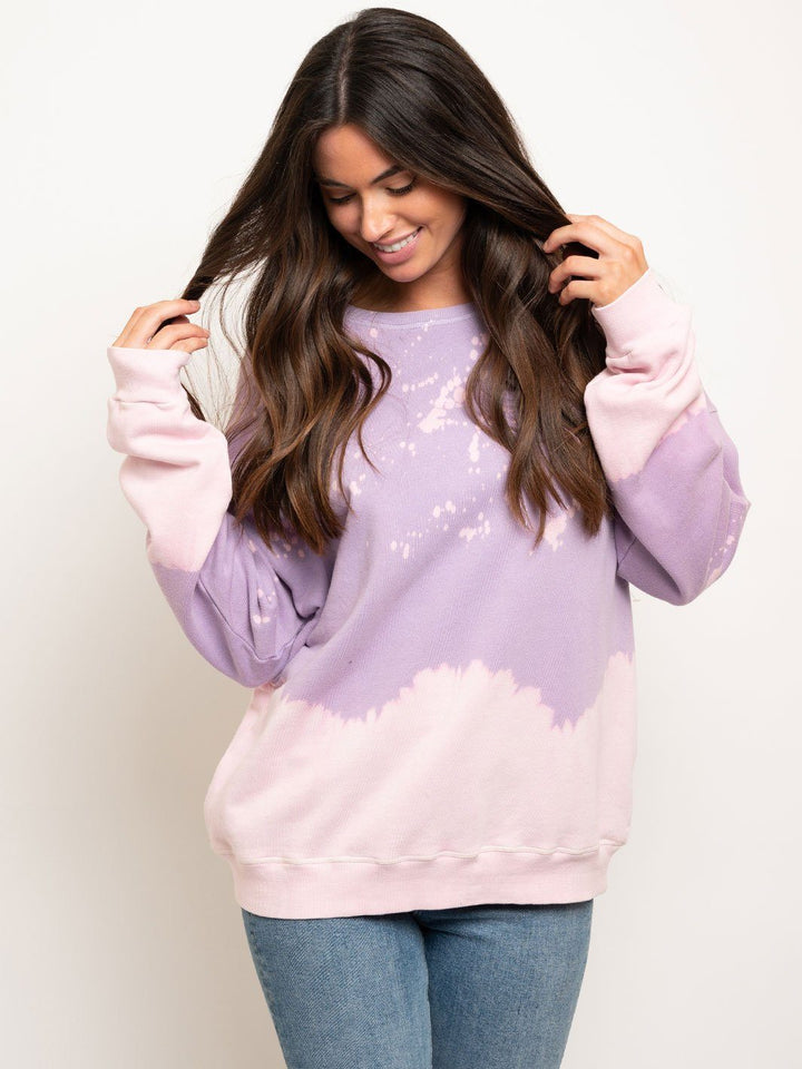 WOMEN'S TIE DYE OVERSIZE SWEATER