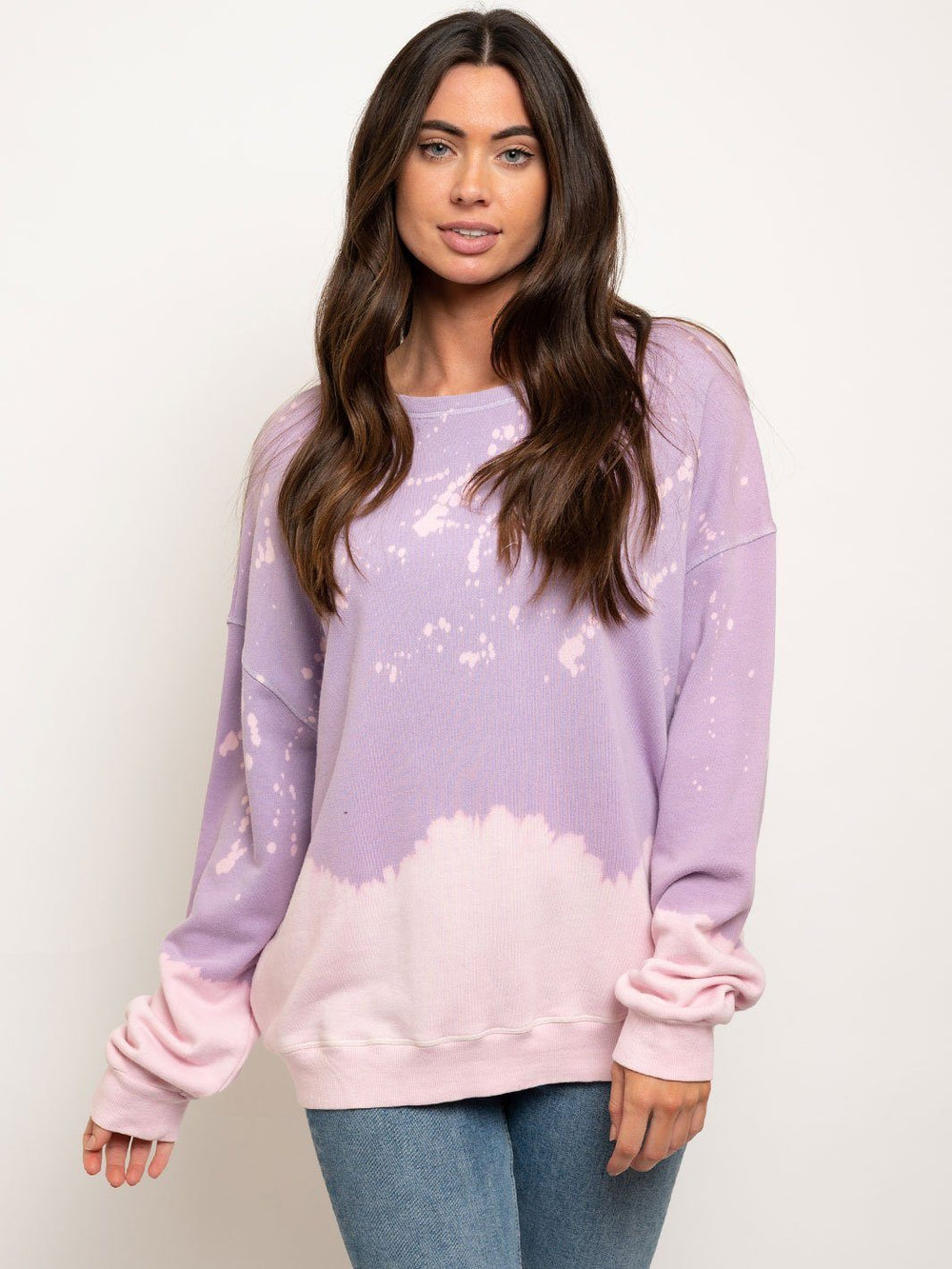 WOMEN'S TIE DYE OVERSIZE SWEATER