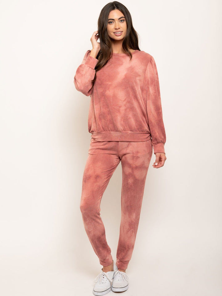 WOMEN'S TIE DYE LOUNGE WEAR 2PC SET