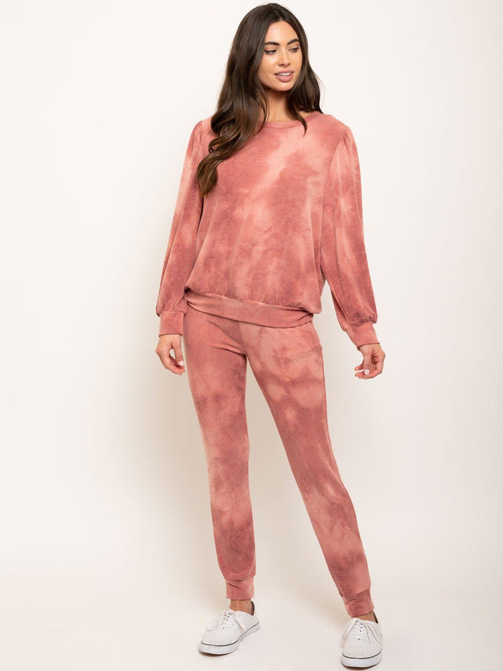 WOMEN'S TIE DYE LOUNGE WEAR 2PC SET