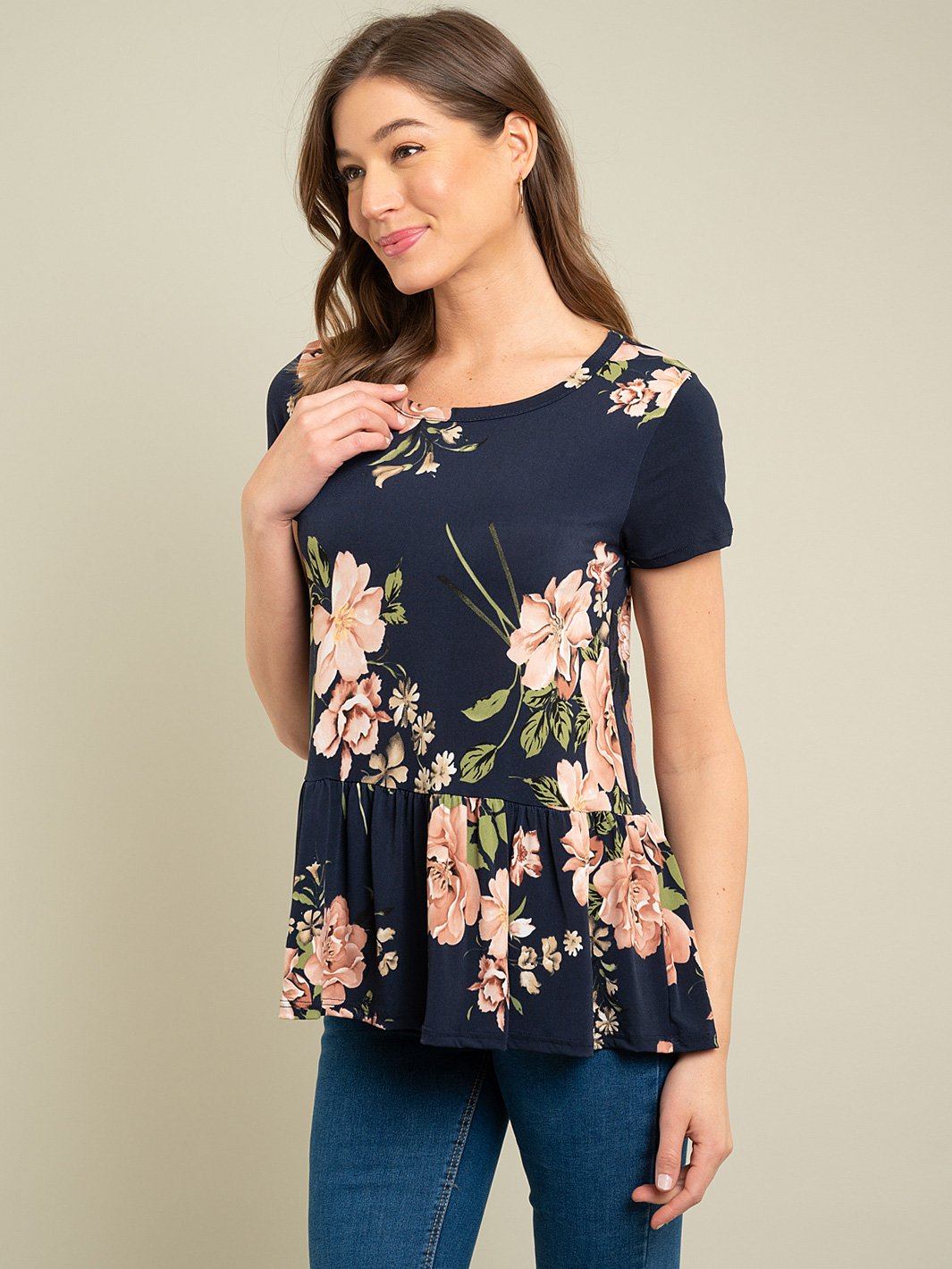 WOMEN'S FLORAL TOP