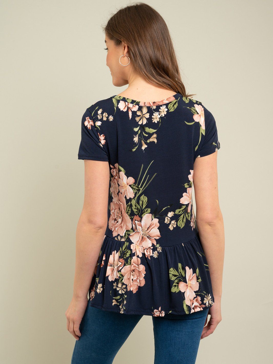 WOMEN'S FLORAL TOP