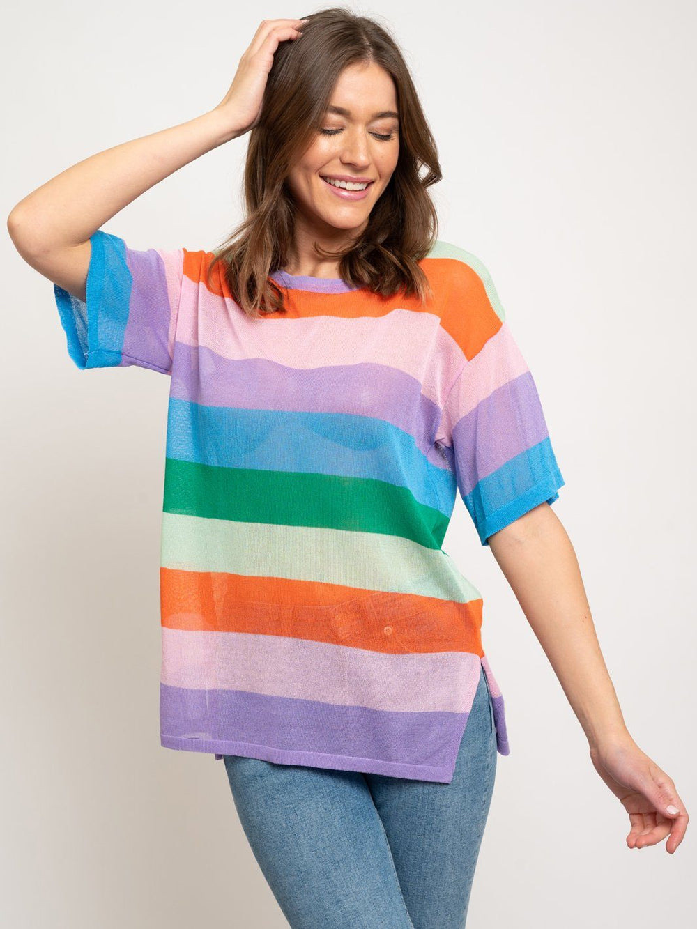 WOMEN'S COLOR BLOCK TOP