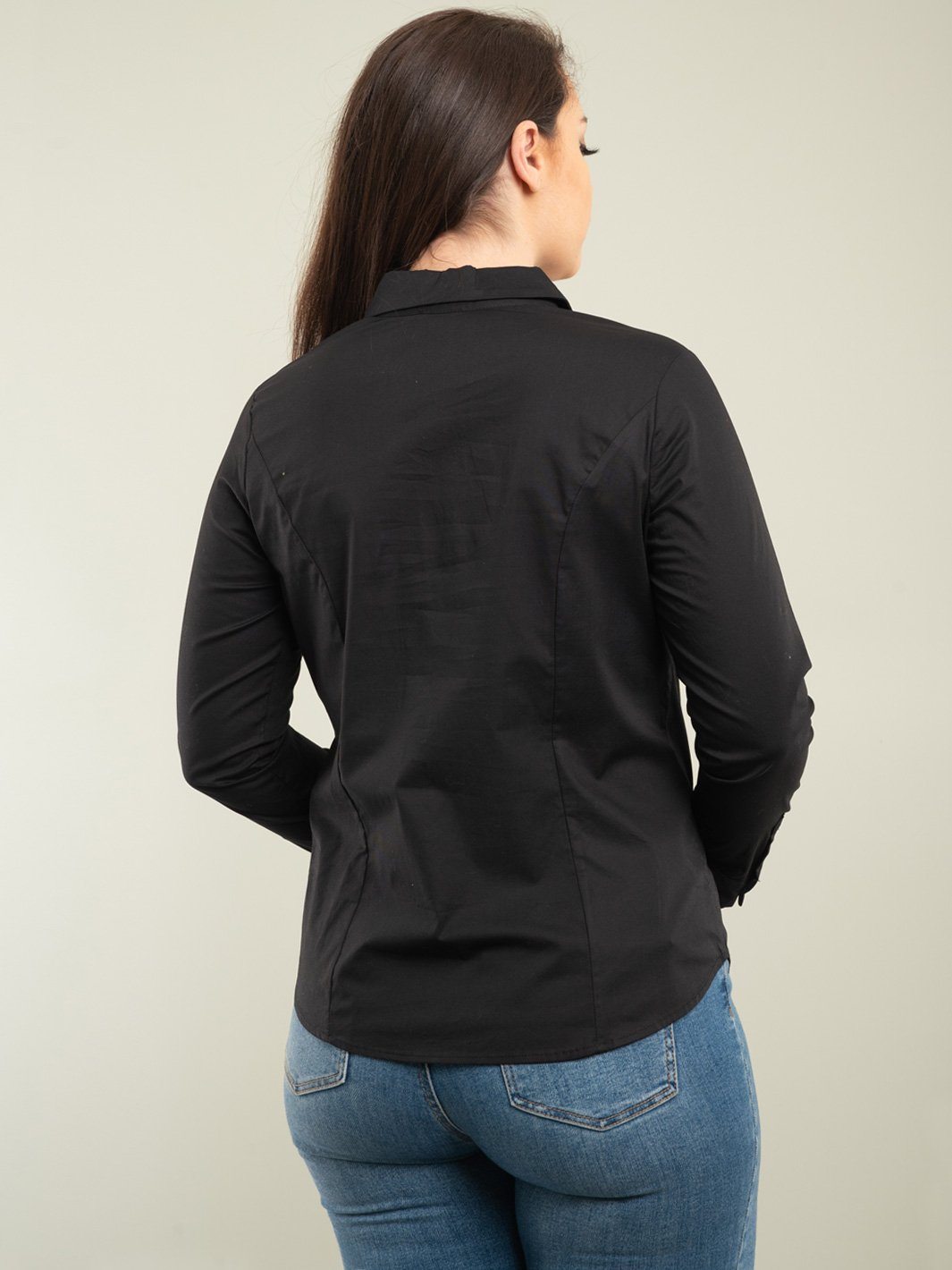 PLUS SIZE BUTTON UP TOP