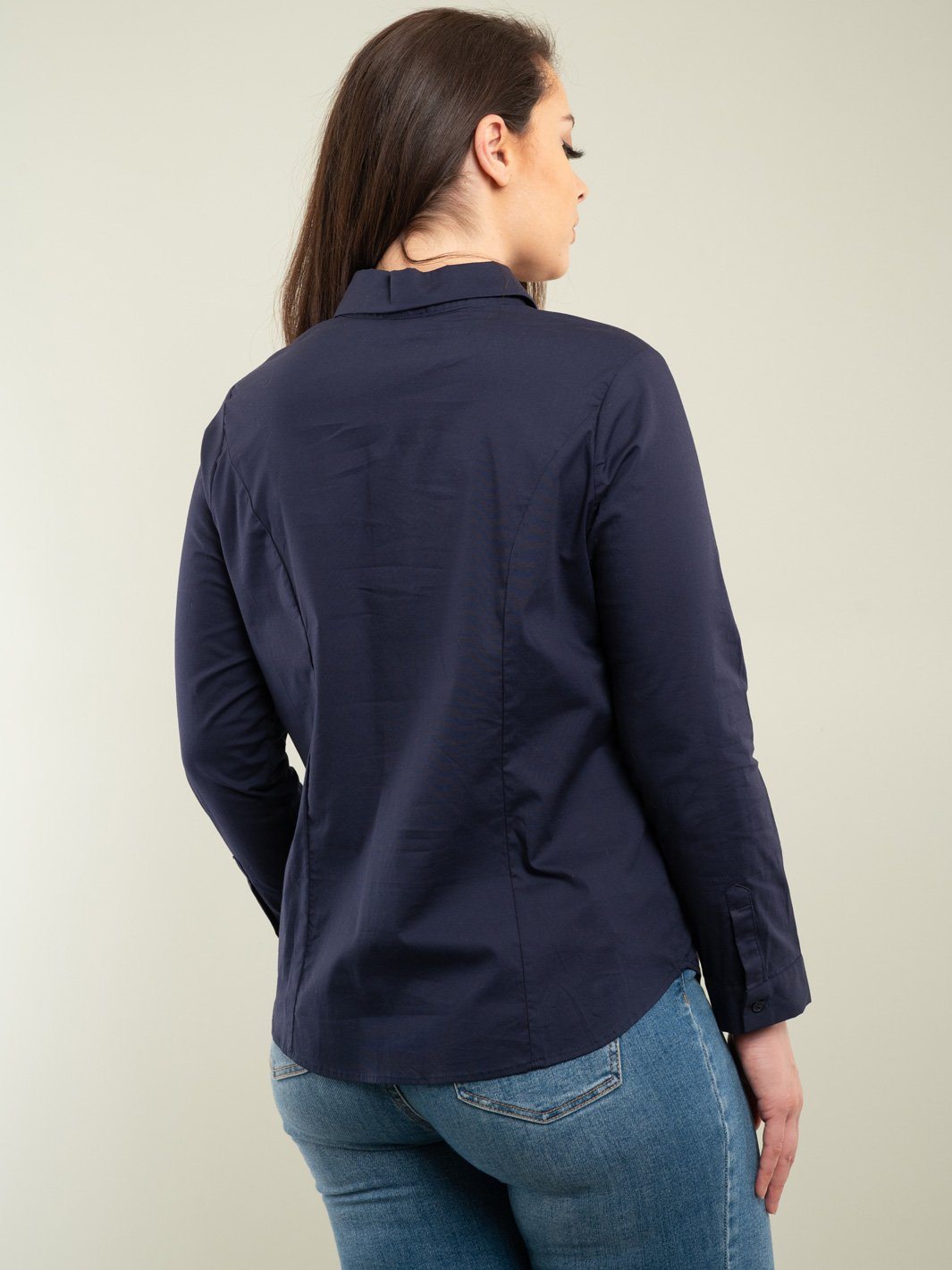 PLUS SIZE BUTTON UP TOP