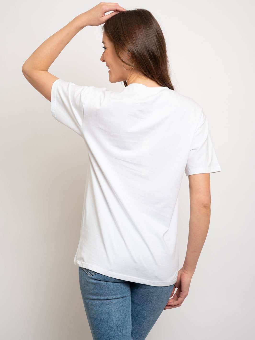 WOMEN'S SHORT SLEEVE GRAPHIC TOP