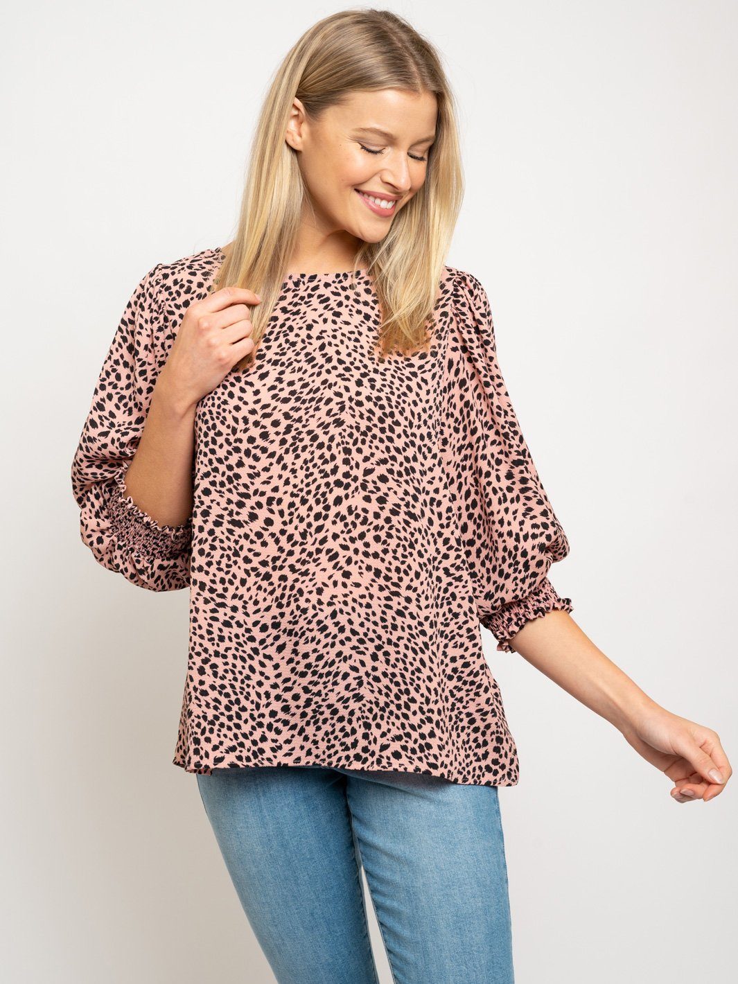 WOMEN'S ANIMAL PRINT TOP
