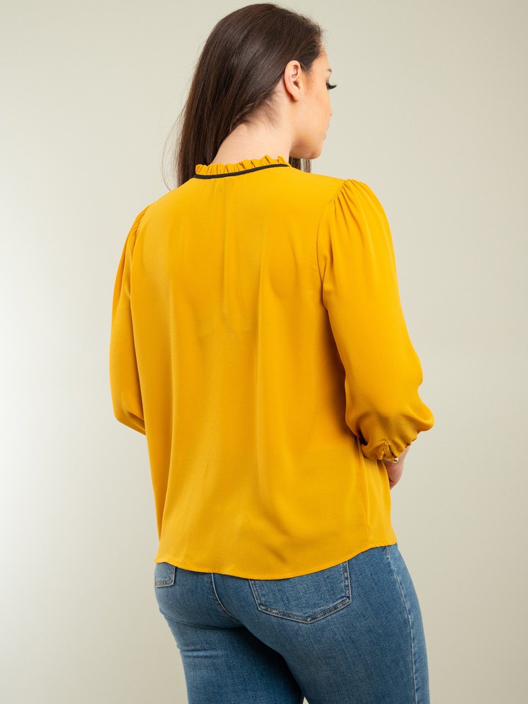 PLUS SIZE 3/4 SLEEVE TOP