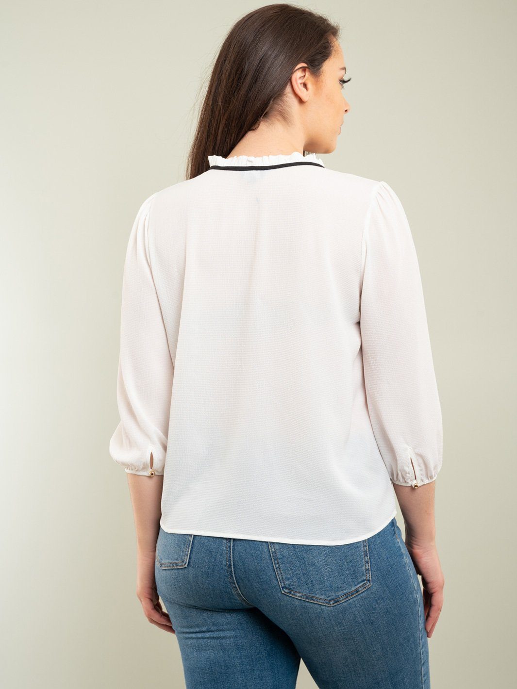 PLUS SIZE 3/4 SLEEVE TOP