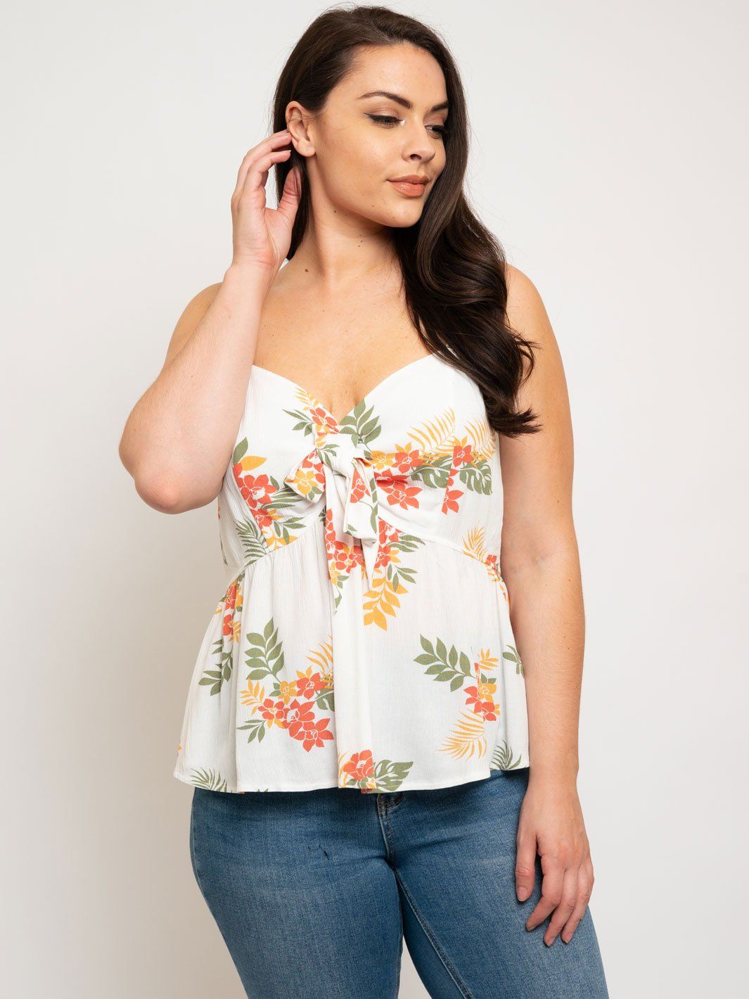 PLUS SIZE SPAGUETTI STRAP TOP