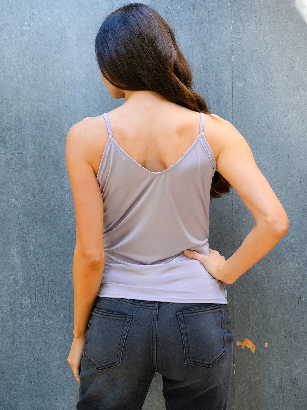 WOMEN'S SURPLICE CAMI TANK TOP