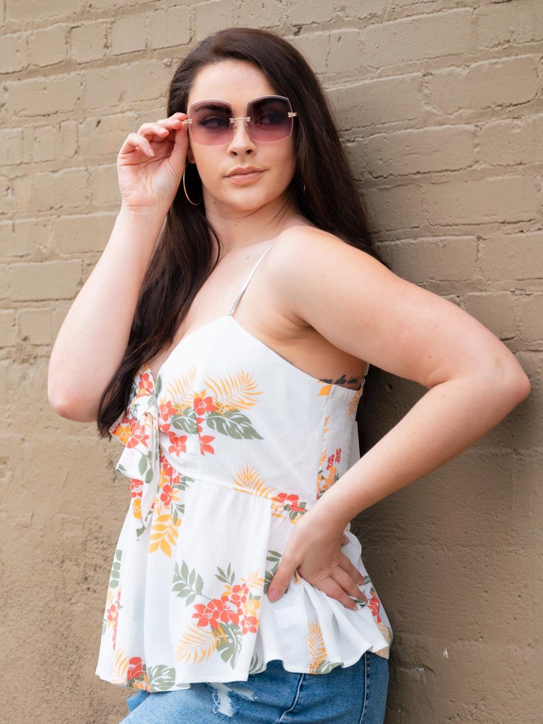 PLUS SIZE SPAGUETTI STRAP TOP