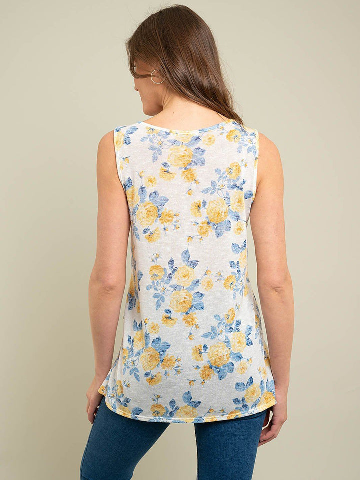 WOMEN'S FLORAL TANK TOP
